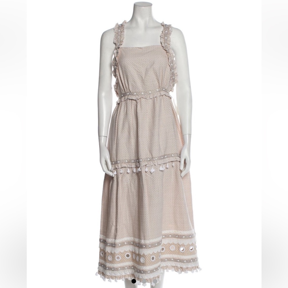 Dodo Bar Or Cream & White Midi Dress